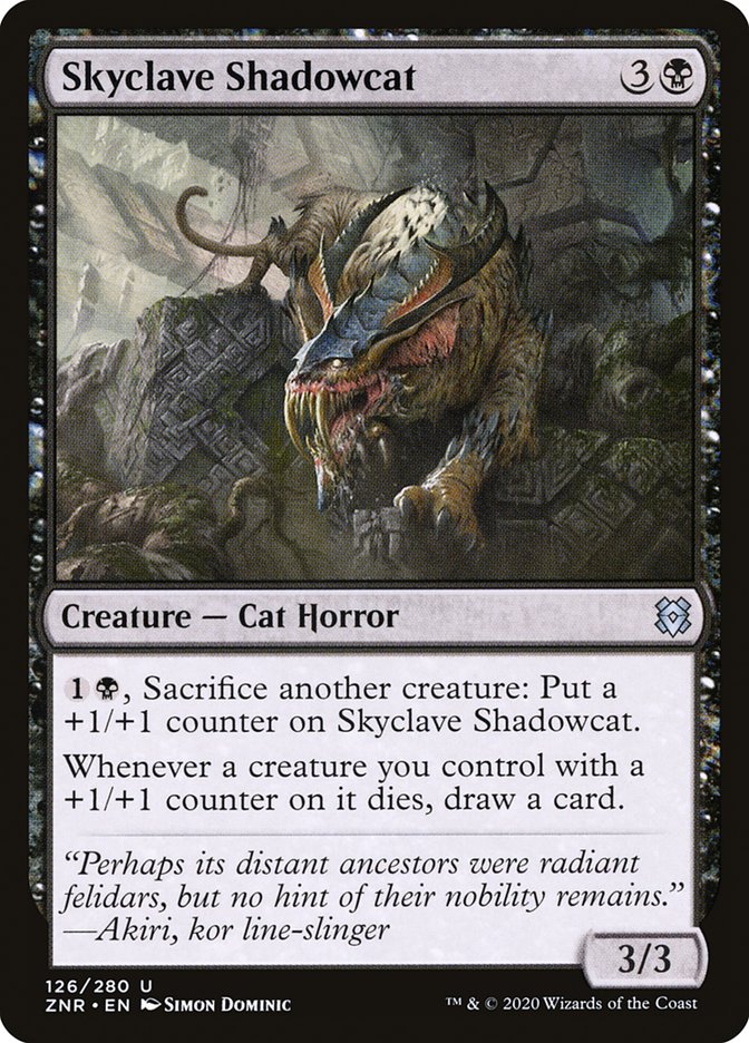 Skyclave Shadowcat [Zendikar Rising] | Exor Games Truro