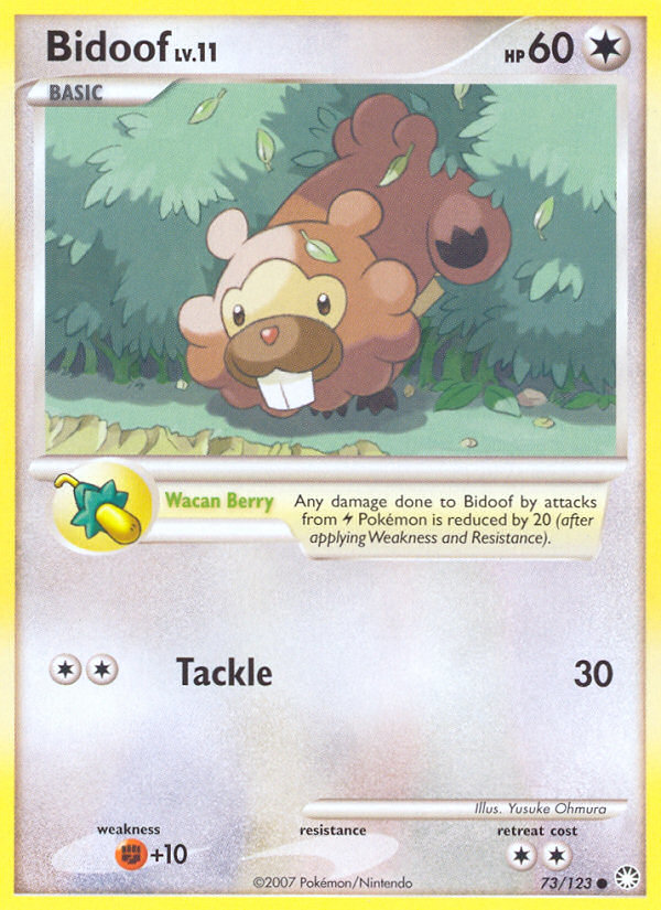 Bidoof (73/123) [Diamond & Pearl: Mysterious Treasures] | Exor Games Truro