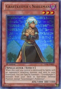 Gravekeeper's Nobleman [LVAL-EN031] Ultra Rare | Exor Games Truro