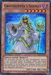 Gravekeeper's Shaman [LVAL-EN033] Super Rare | Exor Games Truro