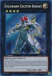 Evilswarm Exciton Knight [LVAL-EN056] Secret Rare | Exor Games Truro