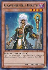 Gravekeeper's Heretic [LVAL-EN084] Rare | Exor Games Truro