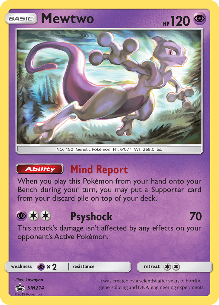 Mewtwo (SM214) [Sun & Moon: Black Star Promos] | Exor Games Truro