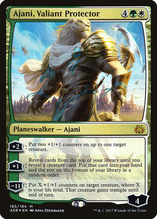 Ajani, Valiant Protector [Aether Revolt] | Exor Games Truro