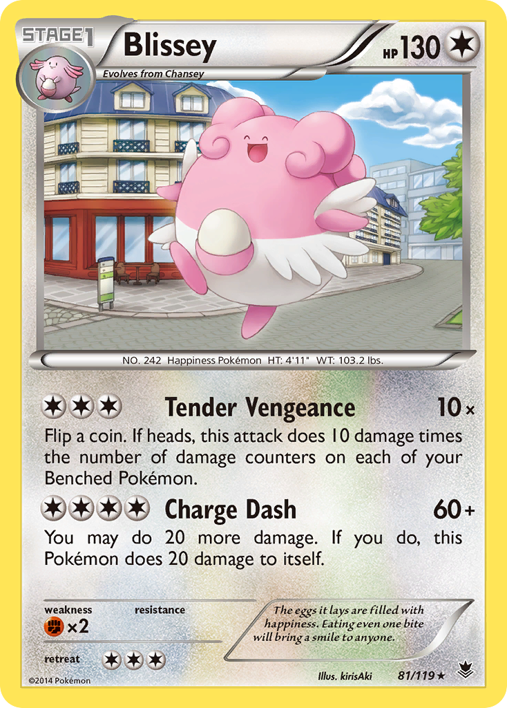 Blissey (81/119) [XY: Phantom Forces] | Exor Games Truro