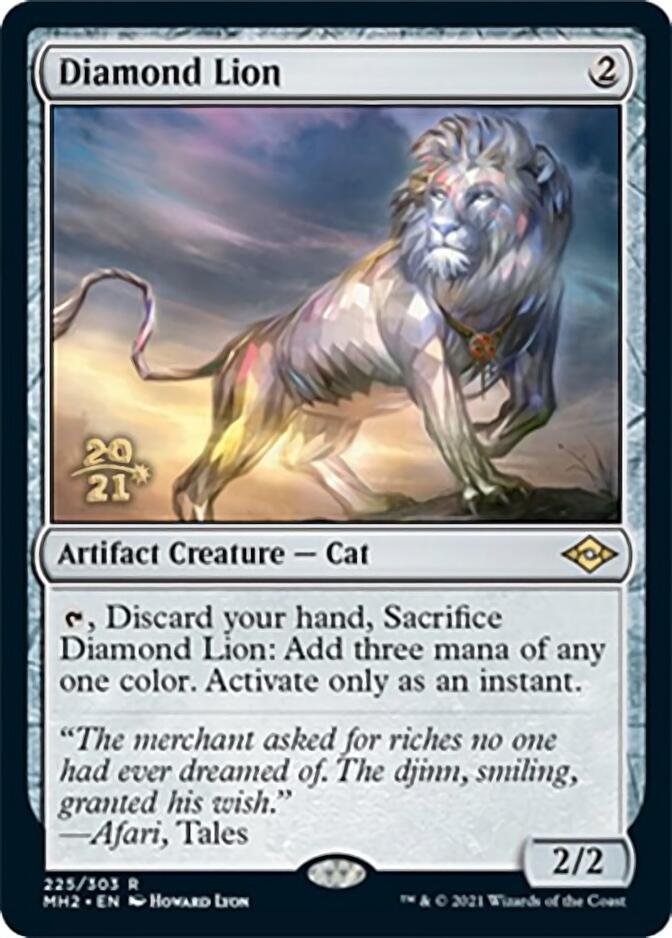 Diamond Lion [Modern Horizons 2 Prerelease Promos] | Exor Games Truro