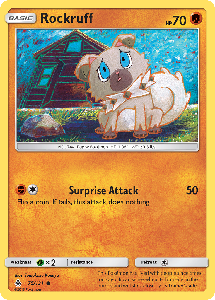 Rockruff (75/131) [Sun & Moon: Forbidden Light] | Exor Games Truro