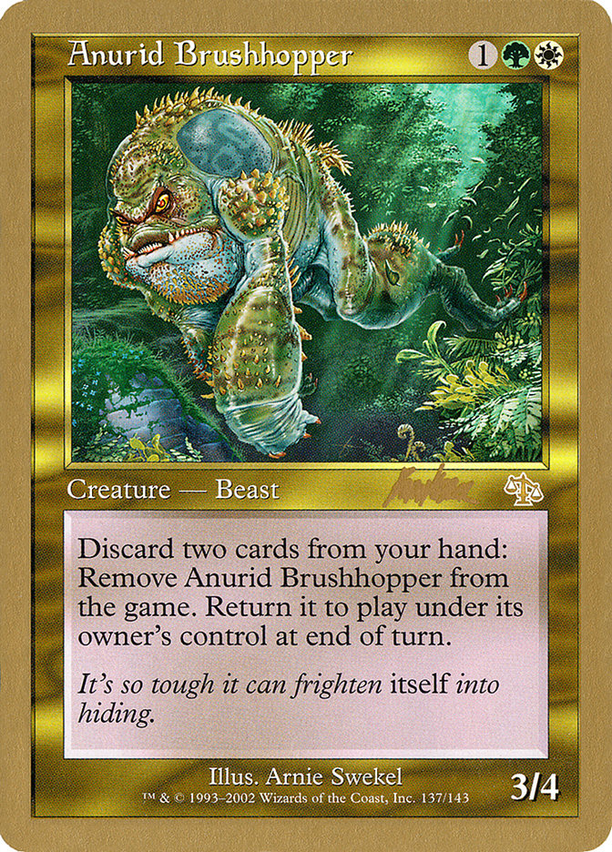 Anurid Brushhopper (Brian Kibler) [World Championship Decks 2002] | Exor Games Truro