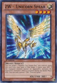 ZW - Unicorn Spear [SP14-EN004] Starfoil Rare | Exor Games Truro