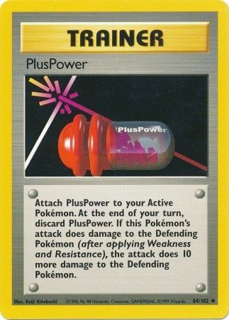 PlusPower (84/102) [Base Set Unlimited] | Exor Games Truro