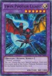 Twin Photon Lizard [SP14-EN020] Starfoil Rare | Exor Games Truro