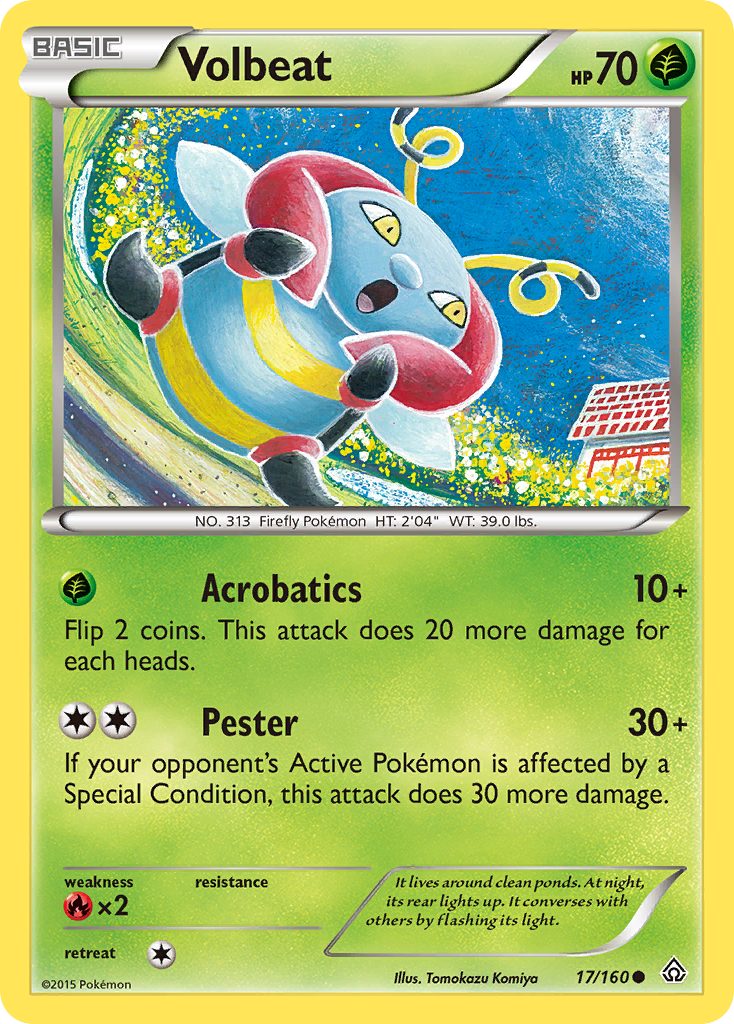 Volbeat (17/160) [XY: Primal Clash] | Exor Games Truro