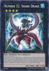 Number 32: Shark Drake [SP14-EN023] Starfoil Rare | Exor Games Truro