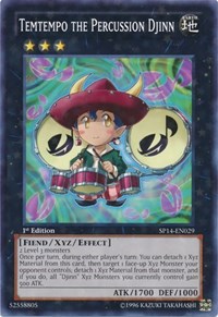 Temtempo the Percussion Djinn [SP14-EN029] Starfoil Rare | Exor Games Truro