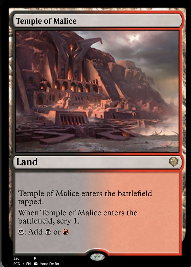 Temple of Malice [Starter Commander Decks] | Exor Games Truro