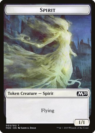 Spirit Token [Core Set 2020 Tokens] | Exor Games Truro