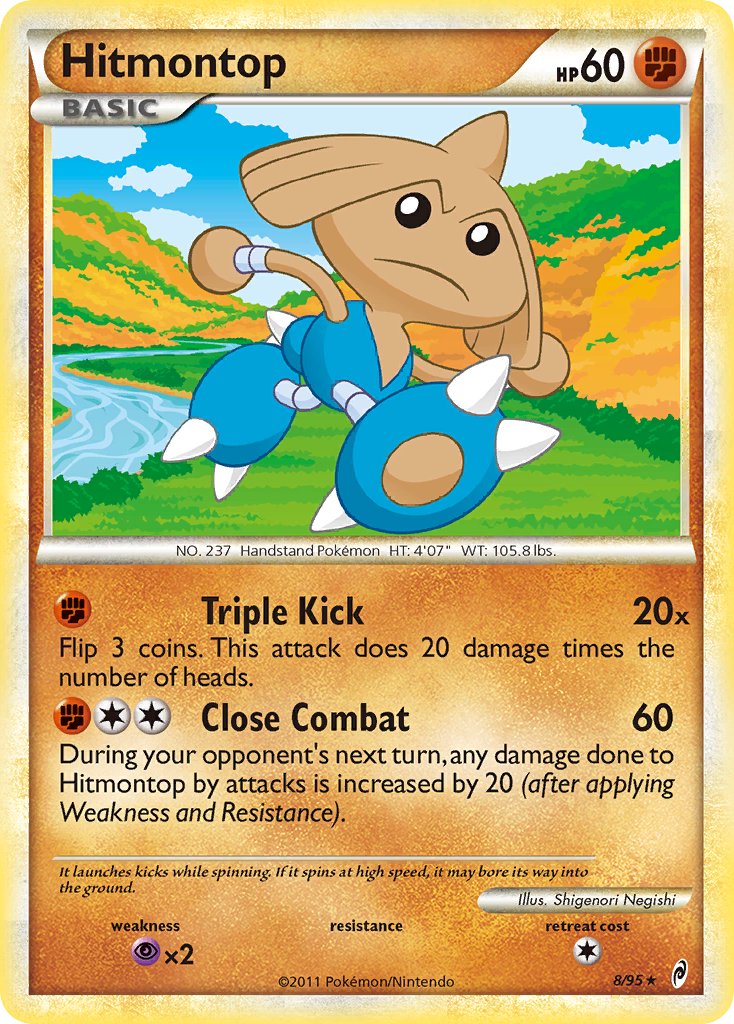 Hitmontop (8/95) (Theme Deck Exclusive) [HeartGold & SoulSilver: Call of Legends] | Exor Games Truro