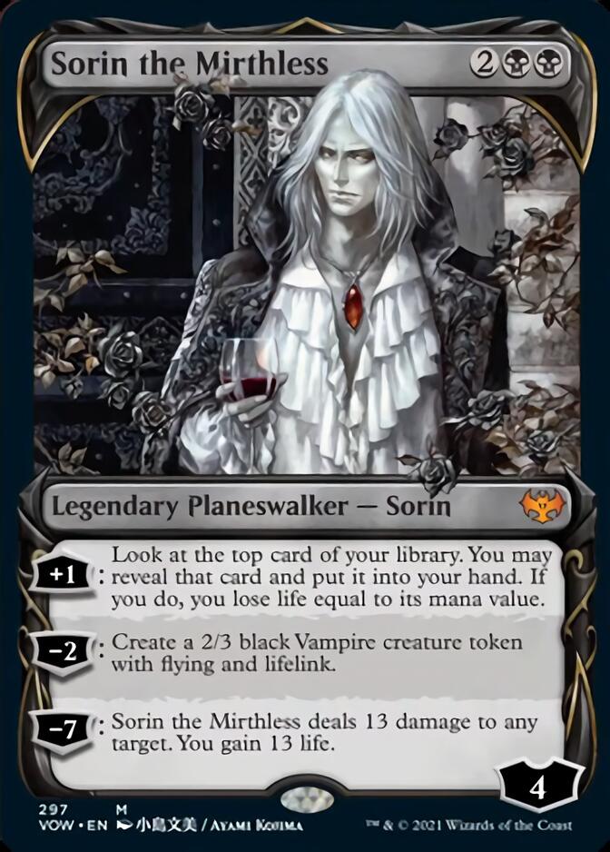 Sorin the Mirthless (Showcase Fang Frame) [Innistrad: Crimson Vow] | Exor Games Truro