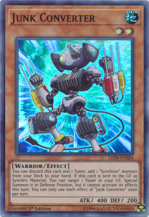 Junk Converter [LED6-EN024] Super Rare | Exor Games Truro
