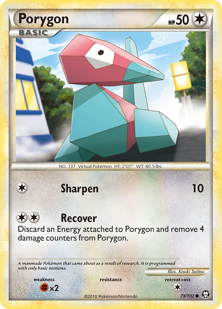 Porygon (73/102) [HeartGold & SoulSilver: Triumphant] | Exor Games Truro