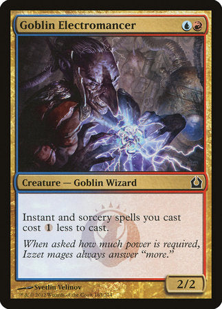 Goblin Electromancer [Return to Ravnica] | Exor Games Truro