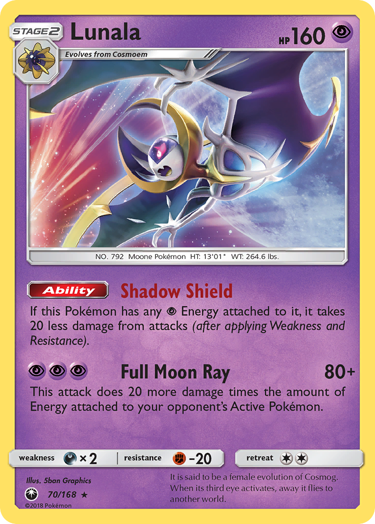 Lunala (70/168) [Sun & Moon: Celestial Storm] | Exor Games Truro