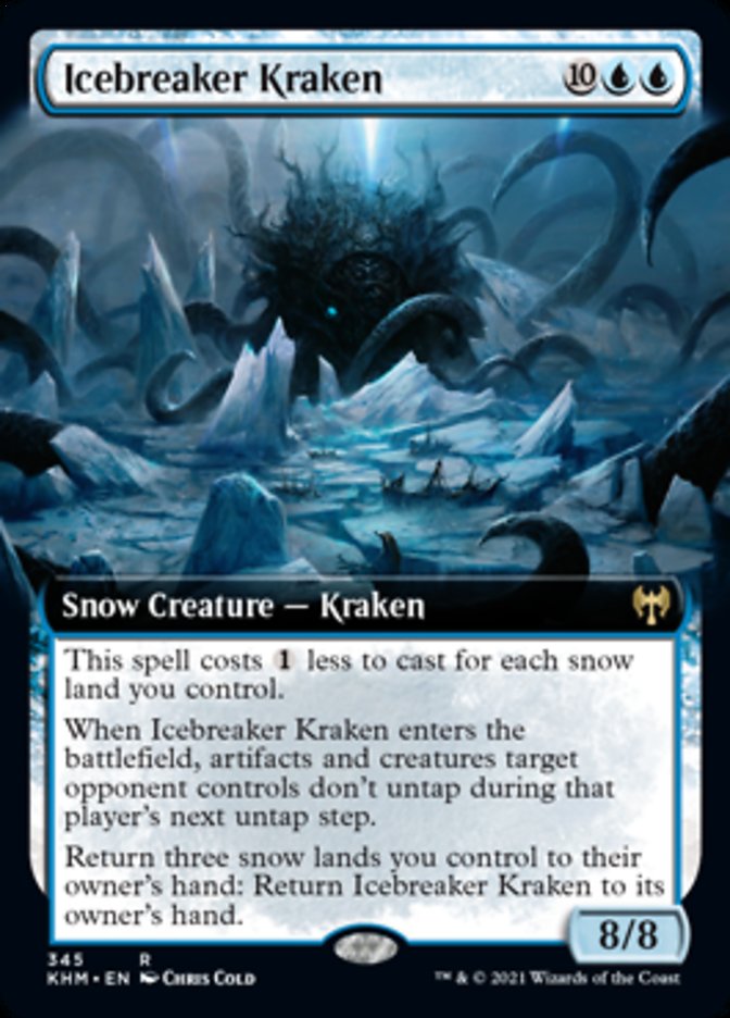 Icebreaker Kraken (Extended Art) [Kaldheim] | Exor Games Truro