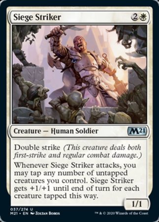 Siege Striker [Core Set 2021] | Exor Games Truro