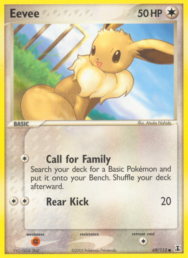 Eevee (69/113) [EX: Delta Species] | Exor Games Truro