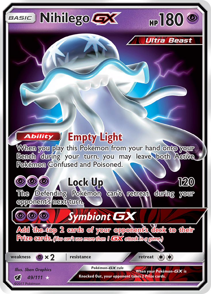 Nihilego GX (49/111) [Sun & Moon: Crimson Invasion] | Exor Games Truro