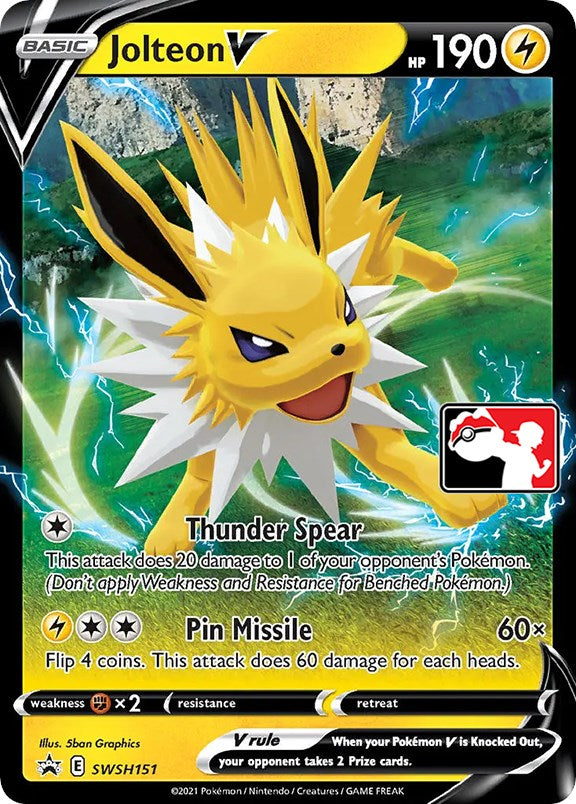 Jolteon V (SWSH151) [Prize Pack Series One] | Exor Games Truro