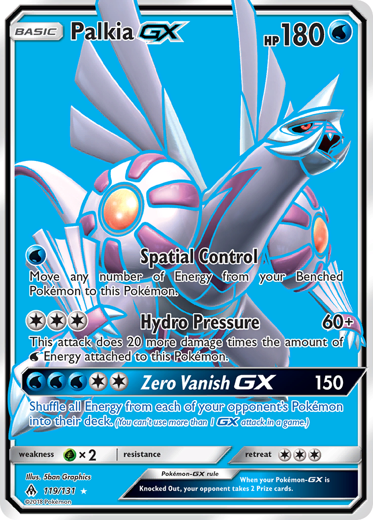 Palkia GX (119/131) [Sun & Moon: Forbidden Light] | Exor Games Truro