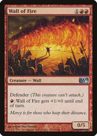 Wall of Fire [Magic 2010] | Exor Games Truro