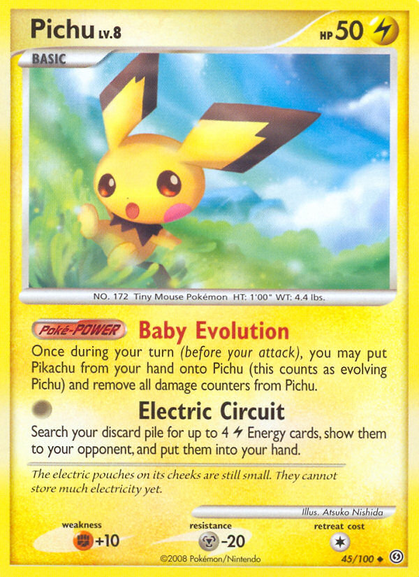 Pichu (45/100) [Diamond & Pearl: Stormfront] | Exor Games Truro