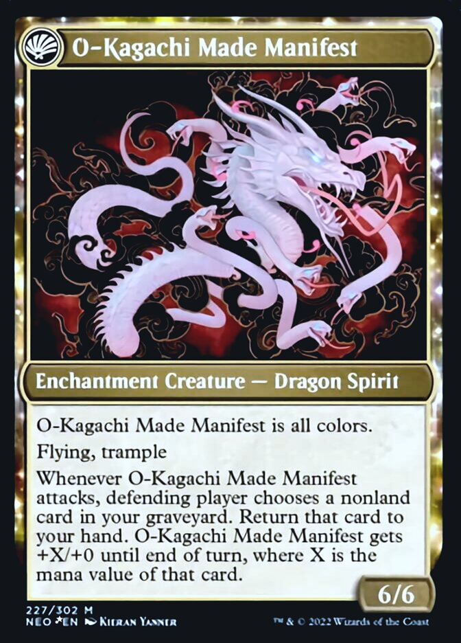 The Kami War // O-Kagachi Made Manifest [Kamigawa: Neon Dynasty Prerelease Promos] | Exor Games Truro