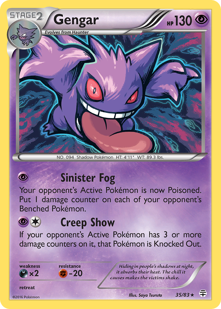 Gengar (35/83) [XY: Generations] | Exor Games Truro