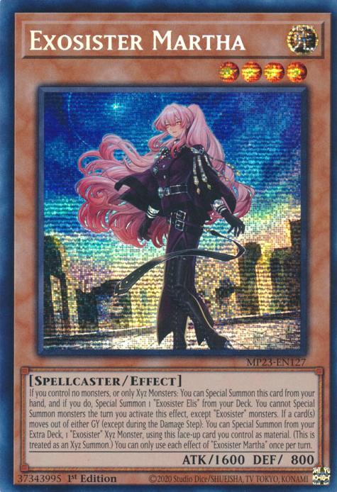 Exosister Martha [MP23-EN127] Prismatic Secret Rare | Exor Games Truro