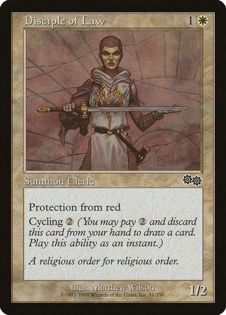 Disciple of Law [Urza's Saga] | Exor Games Truro