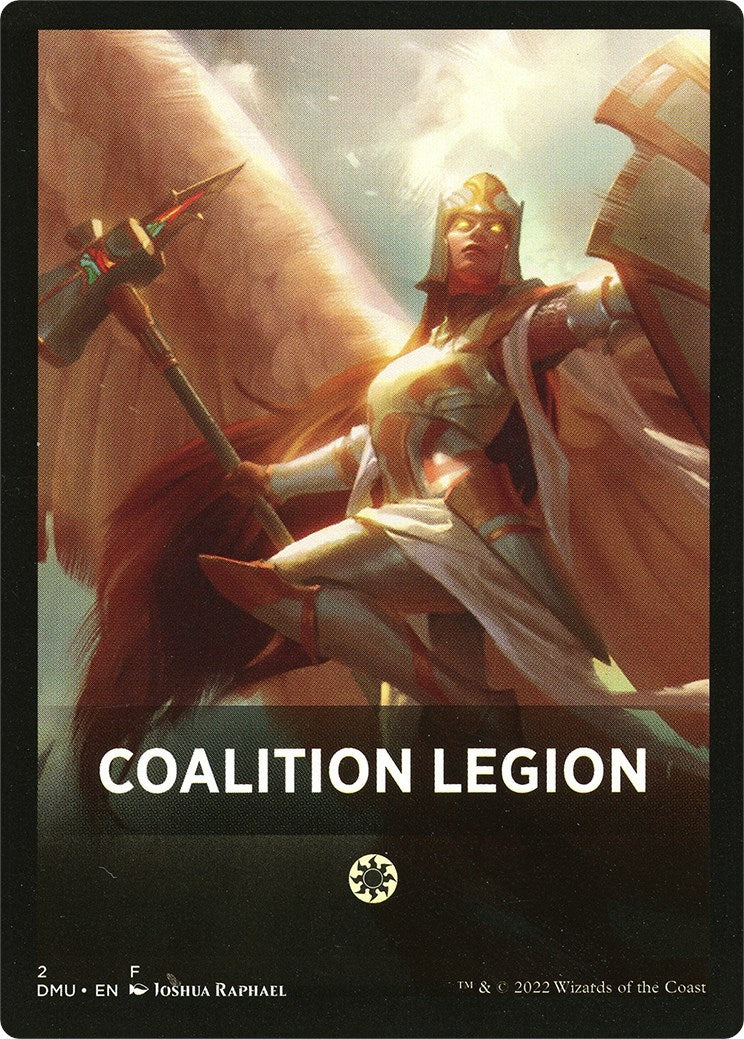 Coalition Legion Theme Card [Dominaria United Tokens] | Exor Games Truro