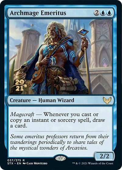 Archmage Emeritus [Strixhaven: School of Mages Prerelease Promos] | Exor Games Truro