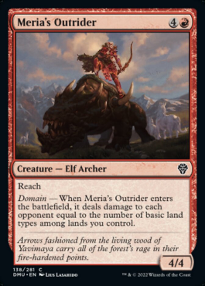 Meria's Outrider [Dominaria United] | Exor Games Truro