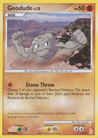 Geodude (1/11) [Diamond & Pearl: Trainer Kit - Lucario] | Exor Games Truro