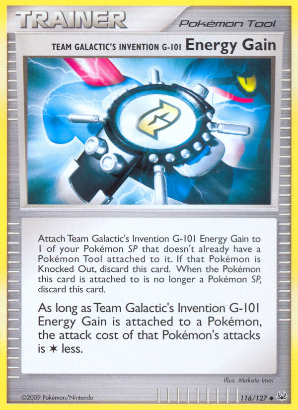 Team Galactic's Invention G-101 Energy Gain (116/127) [Platinum: Base Set] | Exor Games Truro