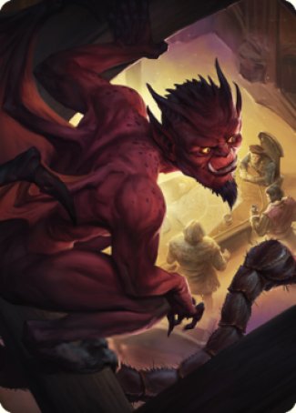 Nefarious Imp Art Card [Commander Legends: Battle for Baldur's Gate Art Series] | Exor Games Truro
