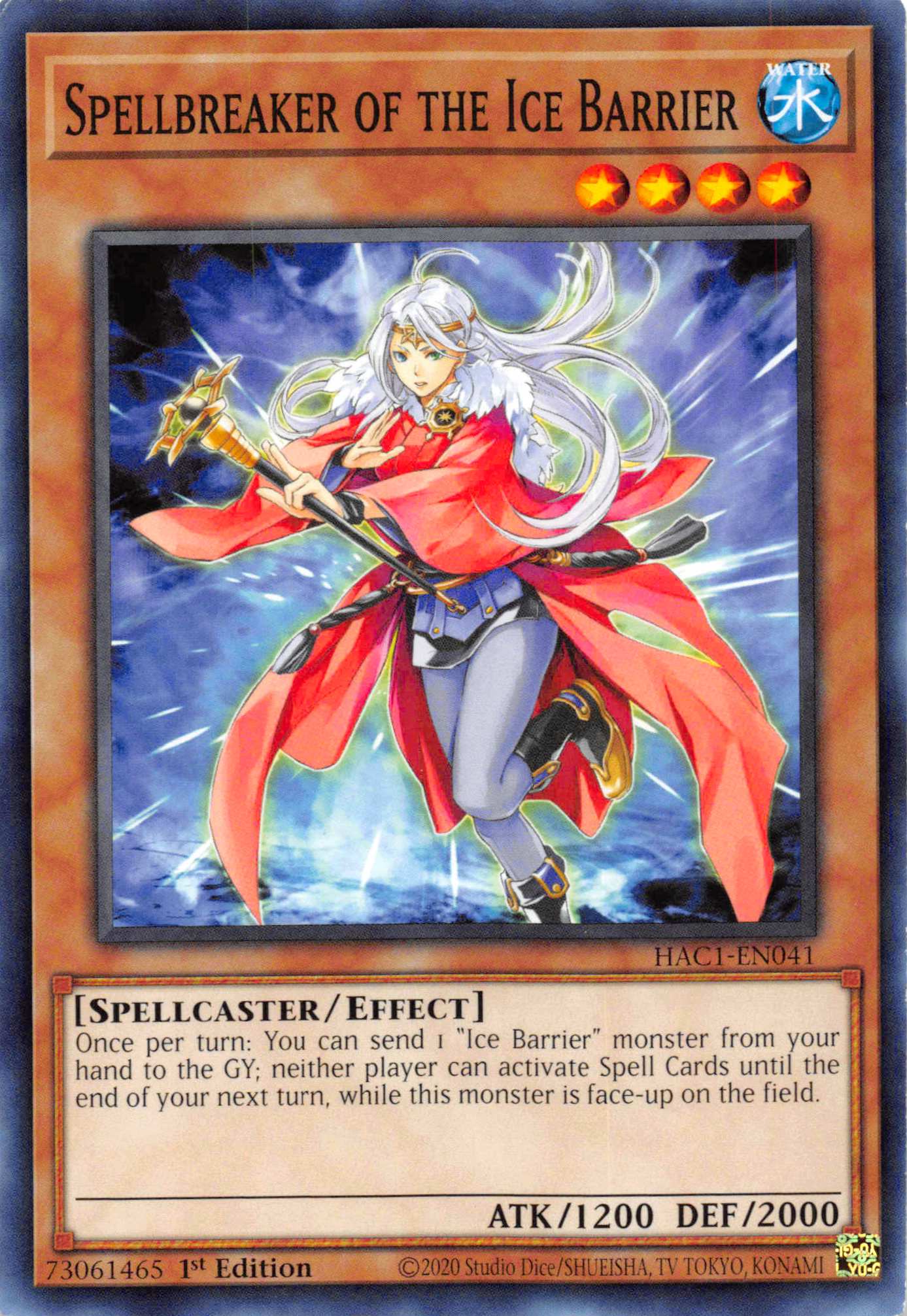 Spellbreaker of the Ice Barrier [HAC1-EN041] Common | Exor Games Truro