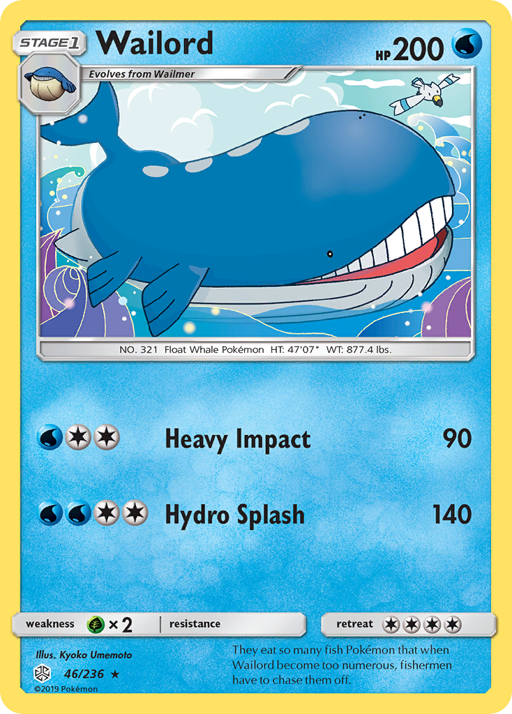 Wailord (46/236) [Sun & Moon: Cosmic Eclipse] | Exor Games Truro