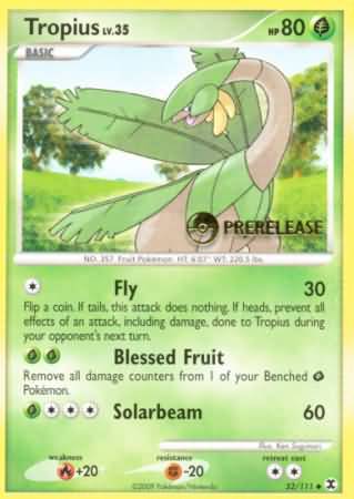 Tropius (52/111) (Prerelease Promo) [Nintendo: Black Star Promos] | Exor Games Truro