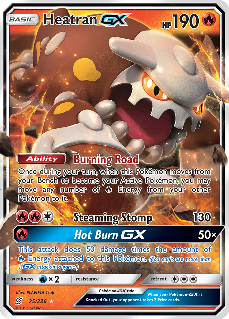 Heatran GX (25/236) [Sun & Moon: Unified Minds] | Exor Games Truro