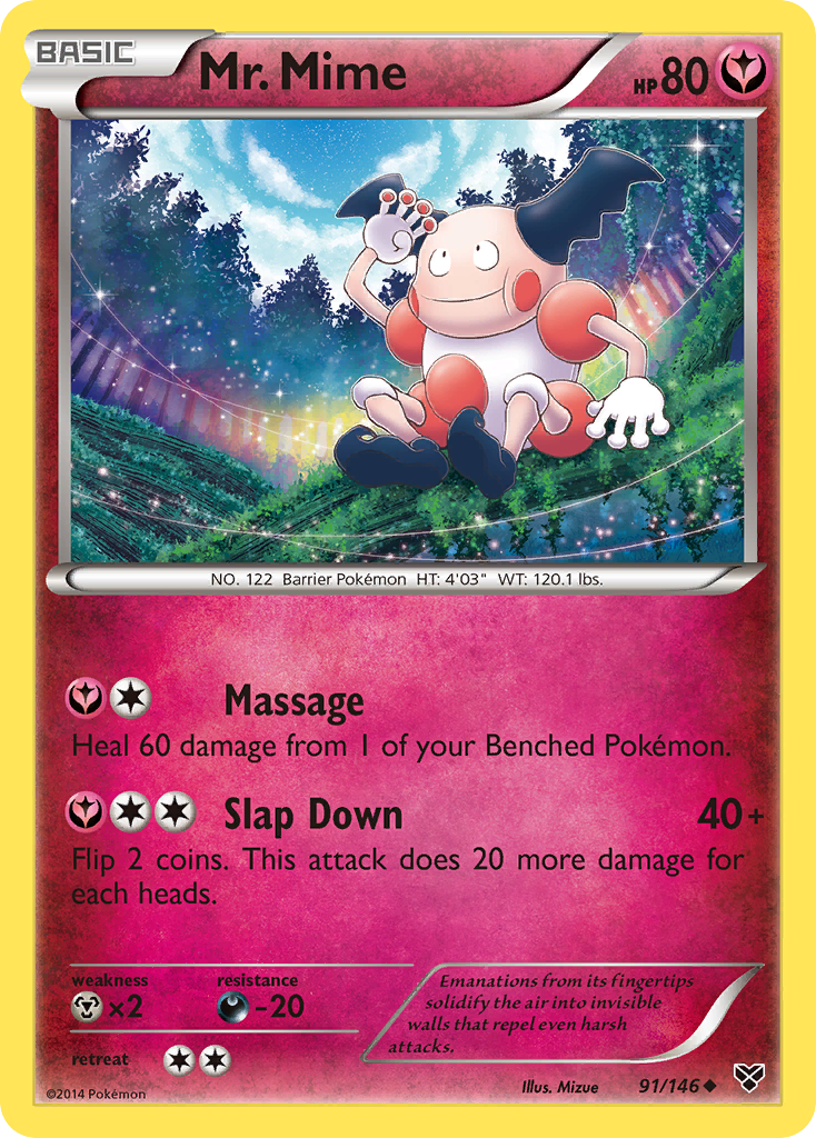 Mr. Mime (91/146) [XY: Base Set] | Exor Games Truro