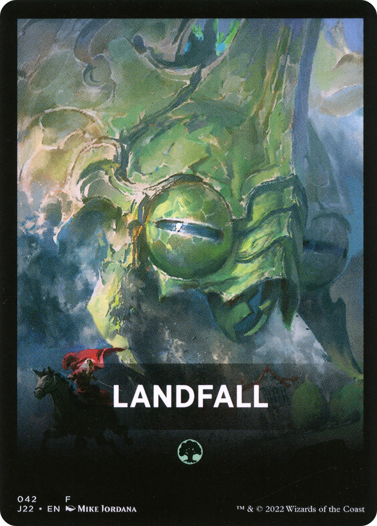 Landfall Theme Card [Jumpstart 2022 Front Cards] | Exor Games Truro